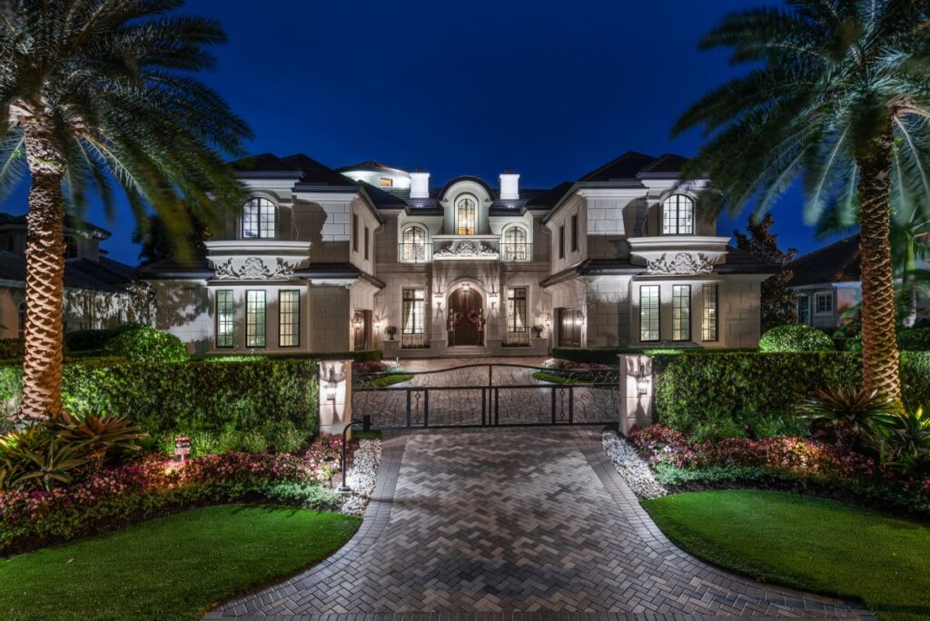 A Masterfully Crafted Custom Home in Naples Asking for $15,000,000