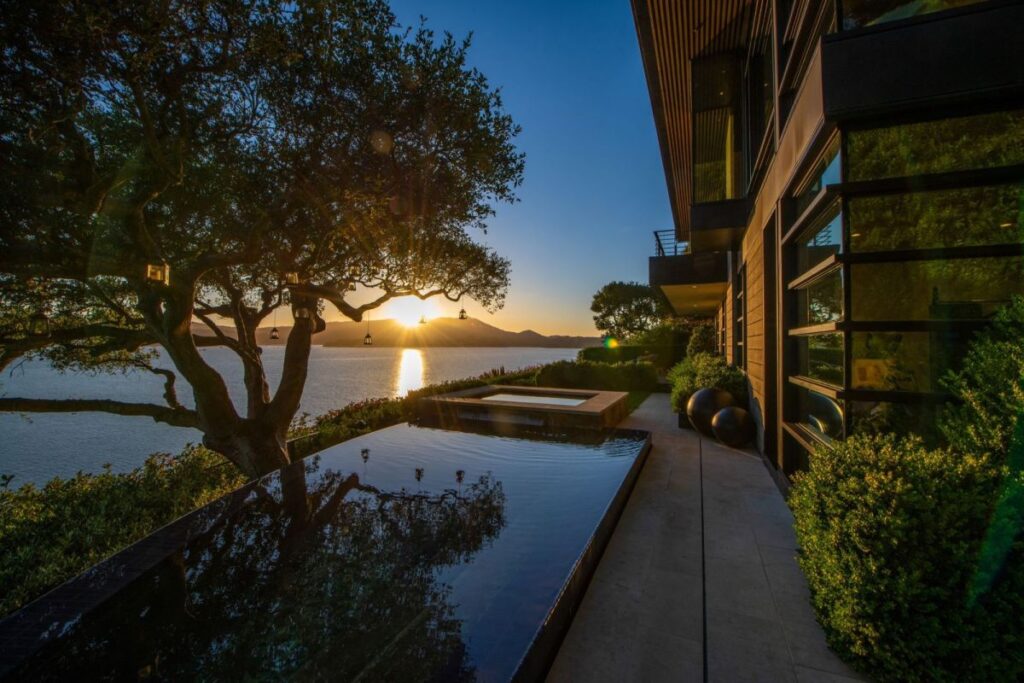 The California Property is an Architectural masterpiece above Belvedere's west shore with panoramic views of the City now available for sale. This property located at 41 Belvedere Ave LOT 43, Belvedere Tiburon, California; offering 6 bedrooms and 7 bathrooms with over 7,000 square feet of living spaces.
