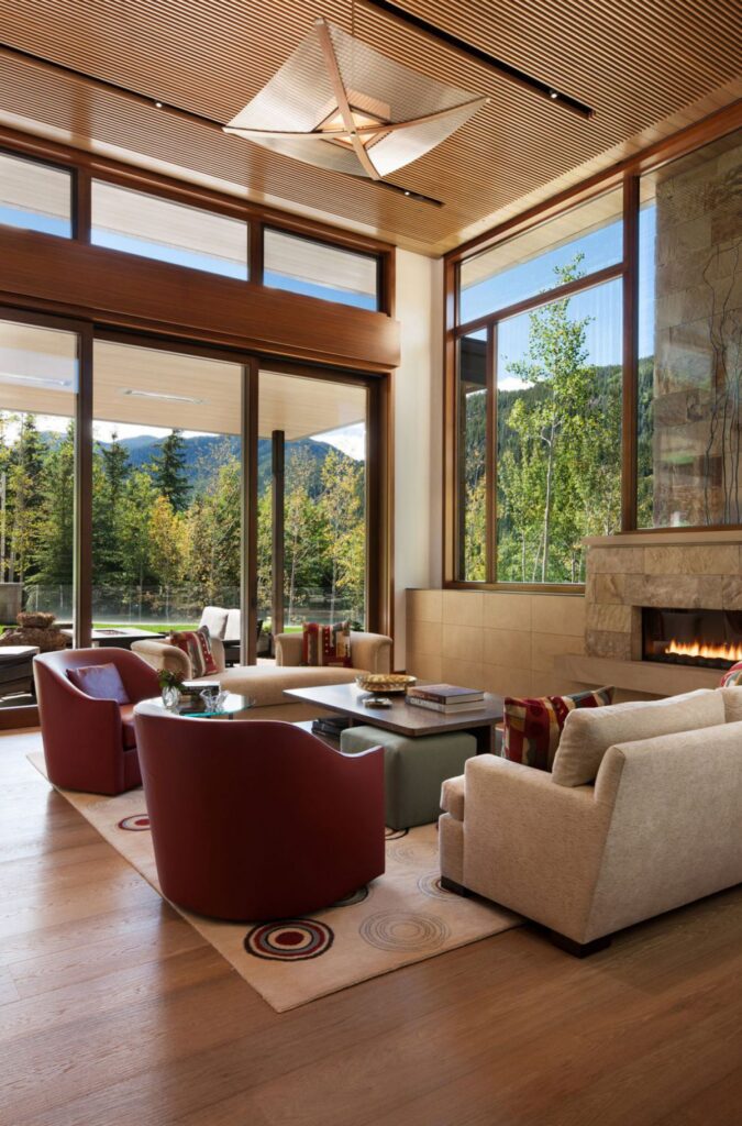 Aspen Park Mountain House in Colorado by Charles Cunniffe Architects