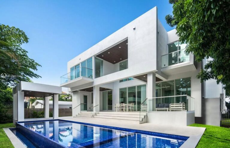 Brand New Key Biscayne Home is a Modern Marvel for Sale at $3,999,000