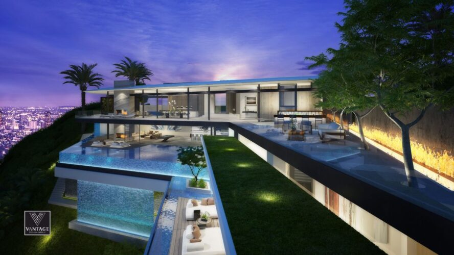 Hollywood Hills Modern Home Design Concept by Vantage Design Group