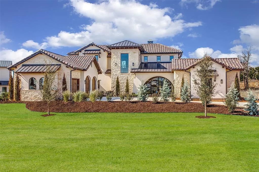 The Transitional Home in Texas is a luxurious new construction with amazing open floor plan and an abundance of natural light now available for sale. This home located at 1826 Seville Cv, Westlake, Texas; offering 5 bedrooms and 7 bathrooms with over 6,000 square feet of living spaces.