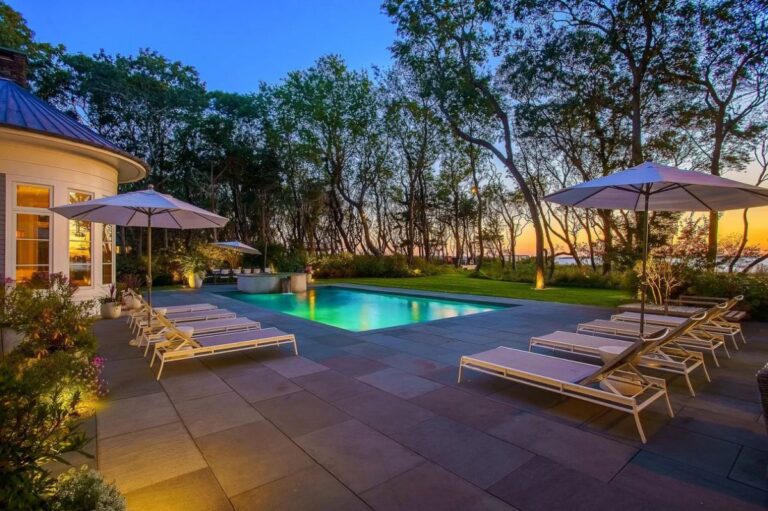 Marvelous Waterfront Living in Sag Harbor House for Sale at 11,995,000