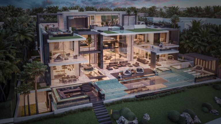 Masterfully Conceptual Design of Emirates Hills Luxury Mansion in Dubai