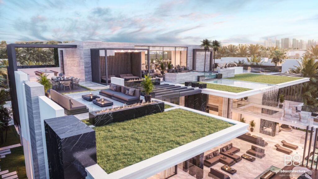 Masterfully Conceptual Design of Emirates Hills Luxury Mansion in Dubai