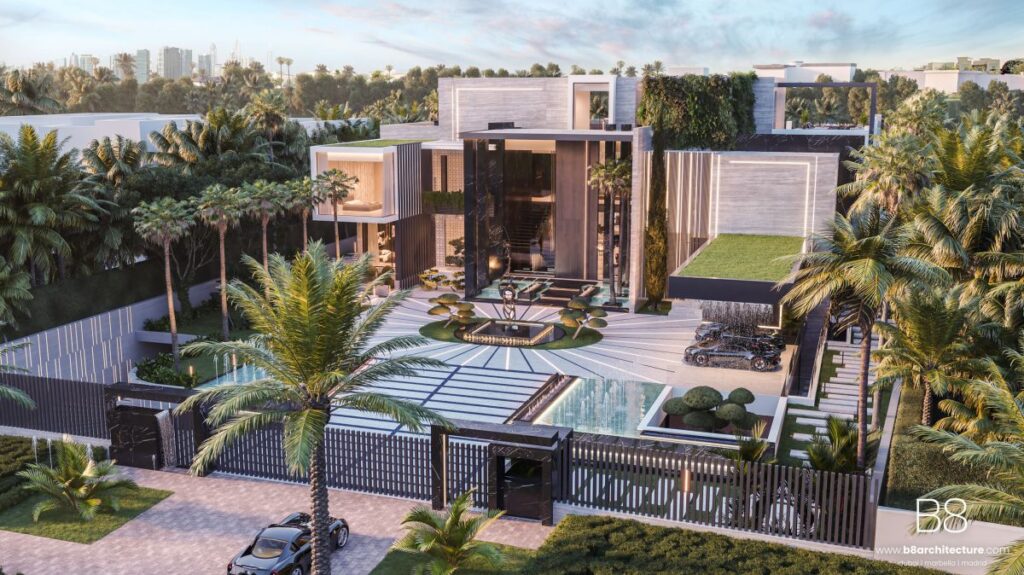 Masterfully Conceptual Design of Emirates Hills Luxury Mansion in Dubai