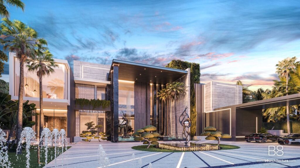 Masterfully Conceptual Design of Emirates Hills Luxury Mansion in Dubai