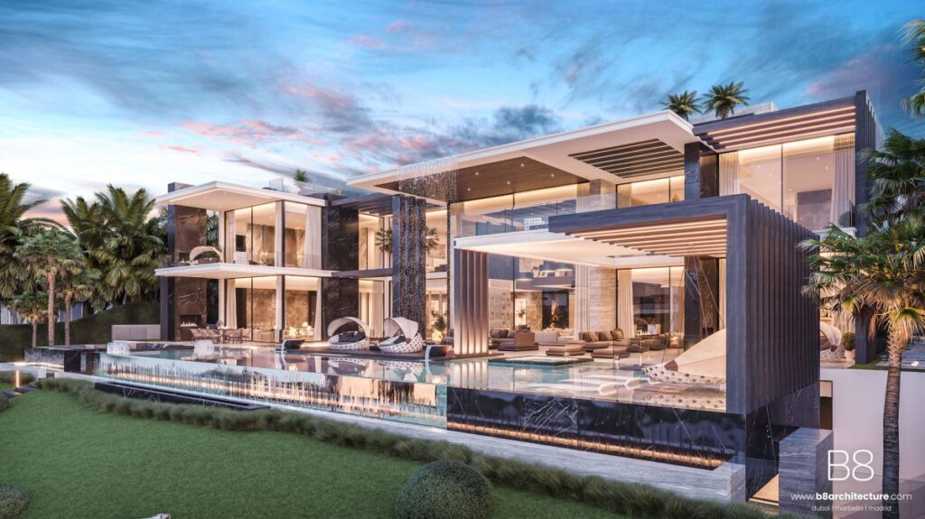 Masterfully Conceptual Design of Emirates Hills Luxury Mansion in Dubai