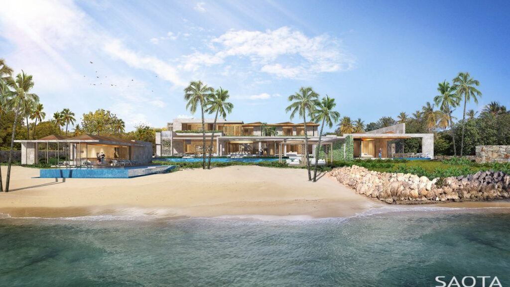 Conceptual Design of La Paz Villa is a project located in Punta Cana, Dominican Republic designed in concept stage by SAOTA in Modern style; it offers luxurious modern living. This home located on beautiful lot with amazing views and wonderful outdoor living spaces.