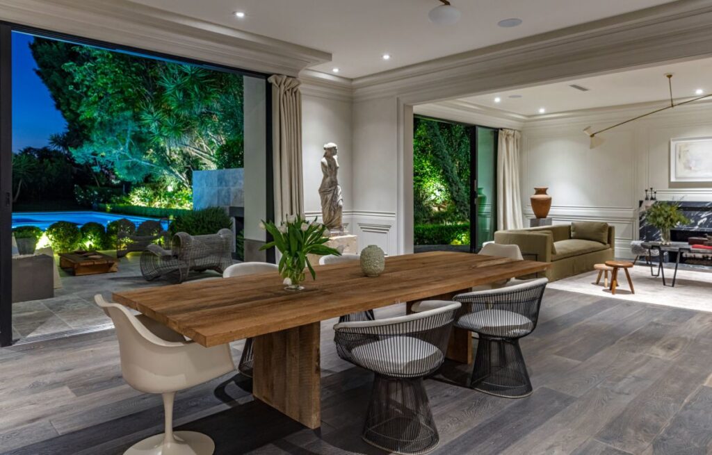 The Beverly Hills Home is a taste of Paris meets Beverly Hills by renowned Simo Design with world-class finishes now available for sale. This home located at 12012 Crest Ct, Beverly Hills, California; offering 5 bedrooms and 7 bathrooms with over 6,100 square feet of living spaces.