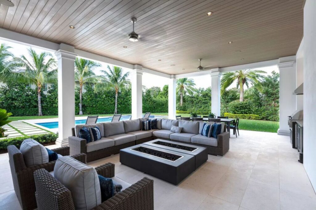 The Florida Home is an unique property with exquisite detail and impeccable design now available for sale. This home located at 111 Clipper Ln, Jupiter, Florida; offering 4 bedrooms and 8 bathrooms with over 7,700 square feet of living spaces. 