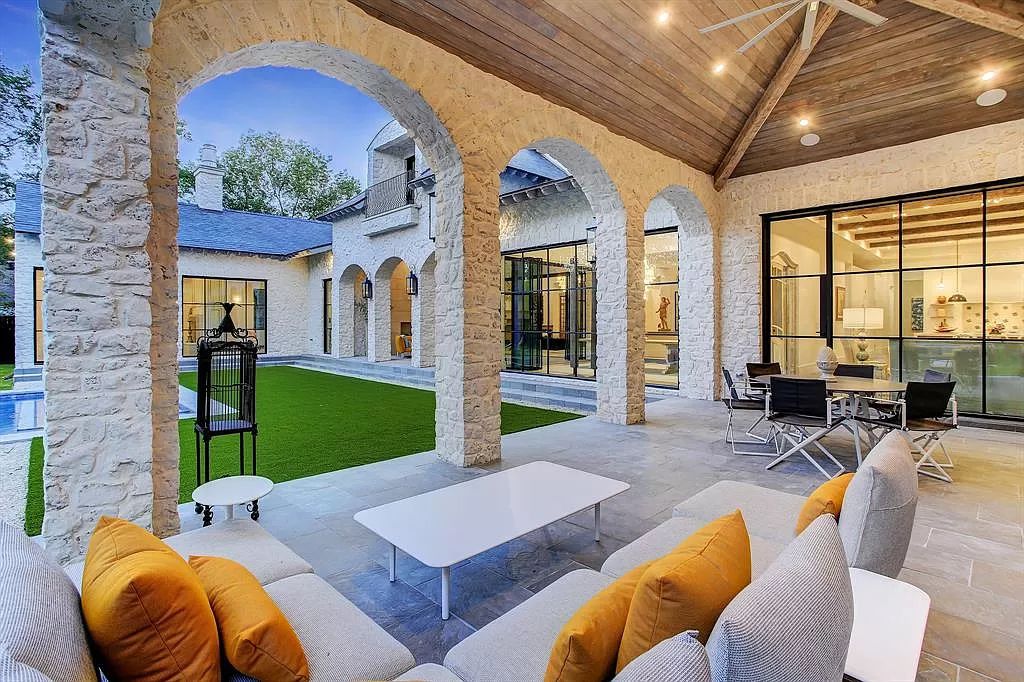 The Houston Home is a an enchanting fusion of French elegance and chic, contemporary vision now available for sale. This home located at 721 Ourlane Cir, Houston, Texas; offering 8 bedrooms and 11 bathrooms with over 12,000 square feet of living spaces.