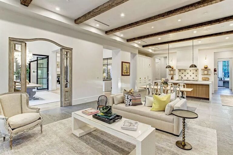 $9,980,000 Houston Home features Enchanting Fusion of French Elegance