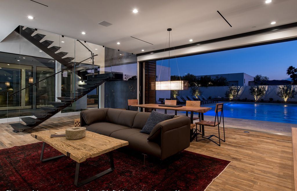 The Las Vegas House is an incredible residence with an interior design & construction platform elevated to new heights now available for sale. This home located at 6925 Stargazer Ridge Ct, Las Vegas, Nevada; offering 5 bedrooms and 6 bathrooms with over 6,000 square feet of living spaces.