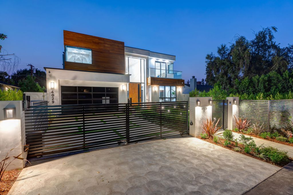 The California Modern House is a luxurious masterpiece had no expense spared with every detail carefully executed now available for sale. This home located at 4029 Goodland Ave, Studio City, California; offering 5 bedrooms and 7 bathrooms with over 5,000 square feet of living spaces.