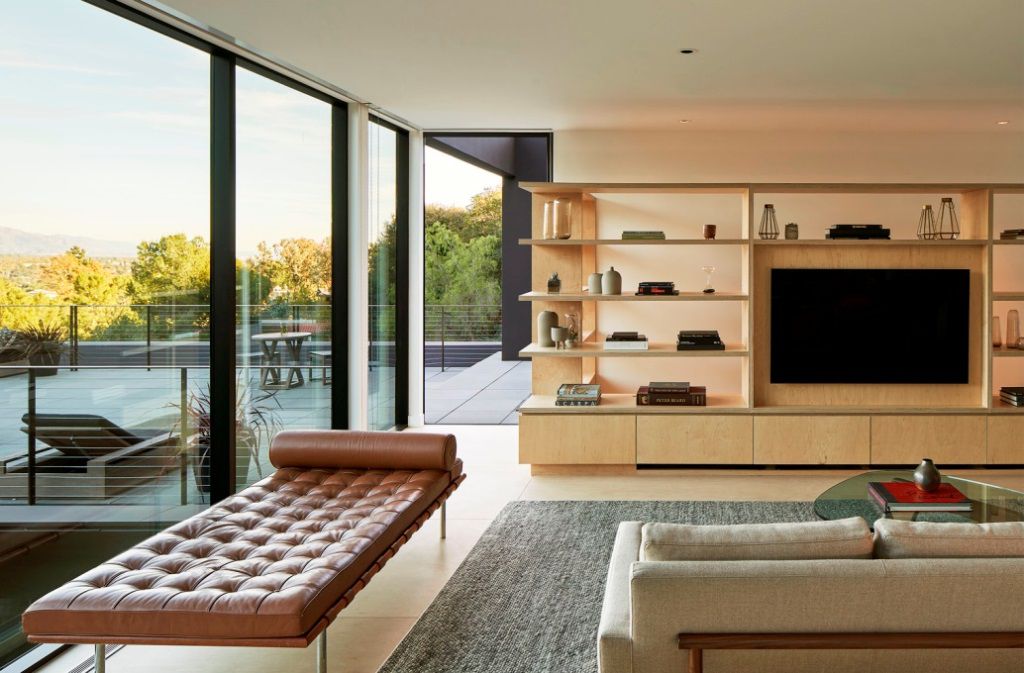 The California Modern House named "LR2 House"  in Pasadena, Los Angeles, California was designed by Montalba Architects in Modern style; this house offers luxurious living with high end finishes and smart amenities.