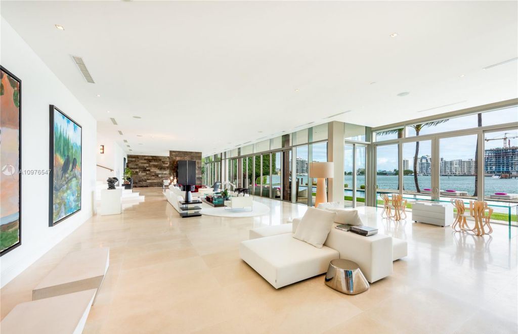 The Iconic Modern Estate in Miami Beach is sited on guard-gated La Gorce Island on an exquisitely manicured lot now available for sale. This home located at 88 La Gorce Cir, Miami Beach, Florida; offering 9 bedrooms and 15 bathrooms with over 17,000 square feet of living spaces. 