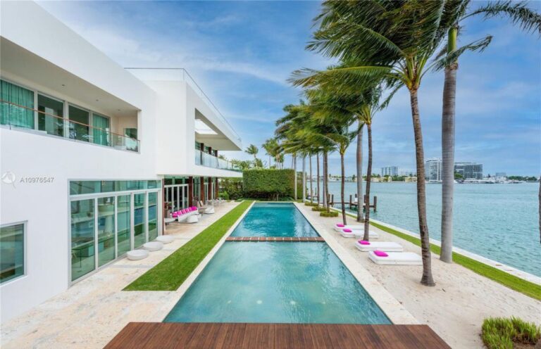An Iconic Modern Estate in Miami Beach backs on Market for $38,500,000