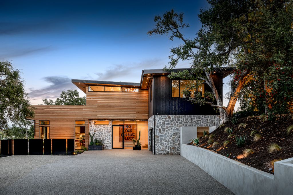 The Home for Sale in Encino is a architectural masterpiece with Exemplary exterior finishes include natural stone, cedar cladding. This home located at 16836 Marmaduke Pl, Encino, California; offering 7 bedrooms and 8 bathrooms with over 9,000 square feet of living spaces