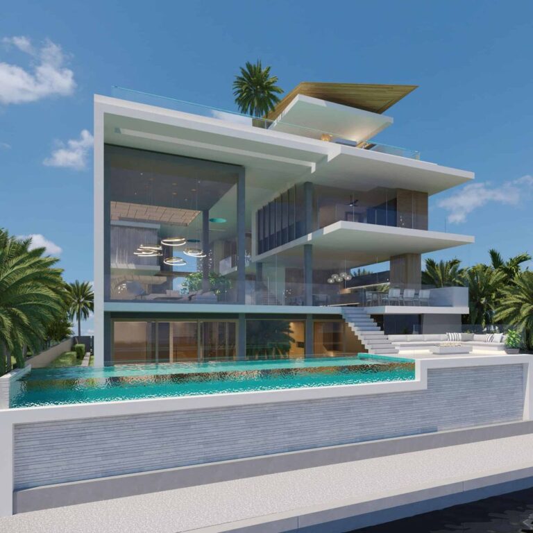 Concept Design of Royal Plams House in Australia by Chris Clout Design