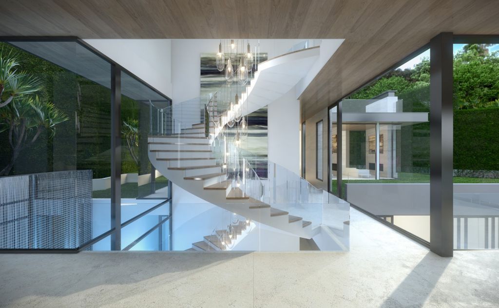 Conceptual Design of Shadow Hill Residence is a project located in Beverly Hills, Los Angeles, California was designed in concept stage by McClean Design in Modern style; it offers luxurious modern living style in California. 