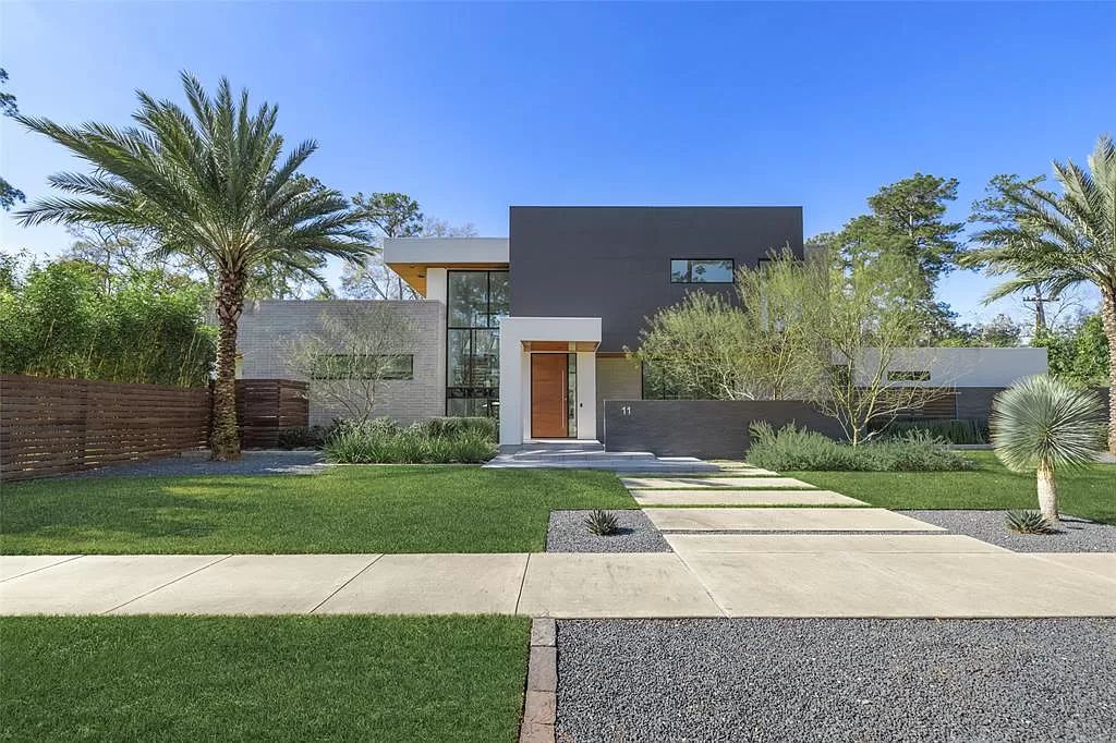 The Houston House is a one of finest modern homes in a quiet Bunker Hill neighborhood was designed to be energy efficient & sustainable now available for sale. This home located at 11 Gage Ct, Houston, Texas;