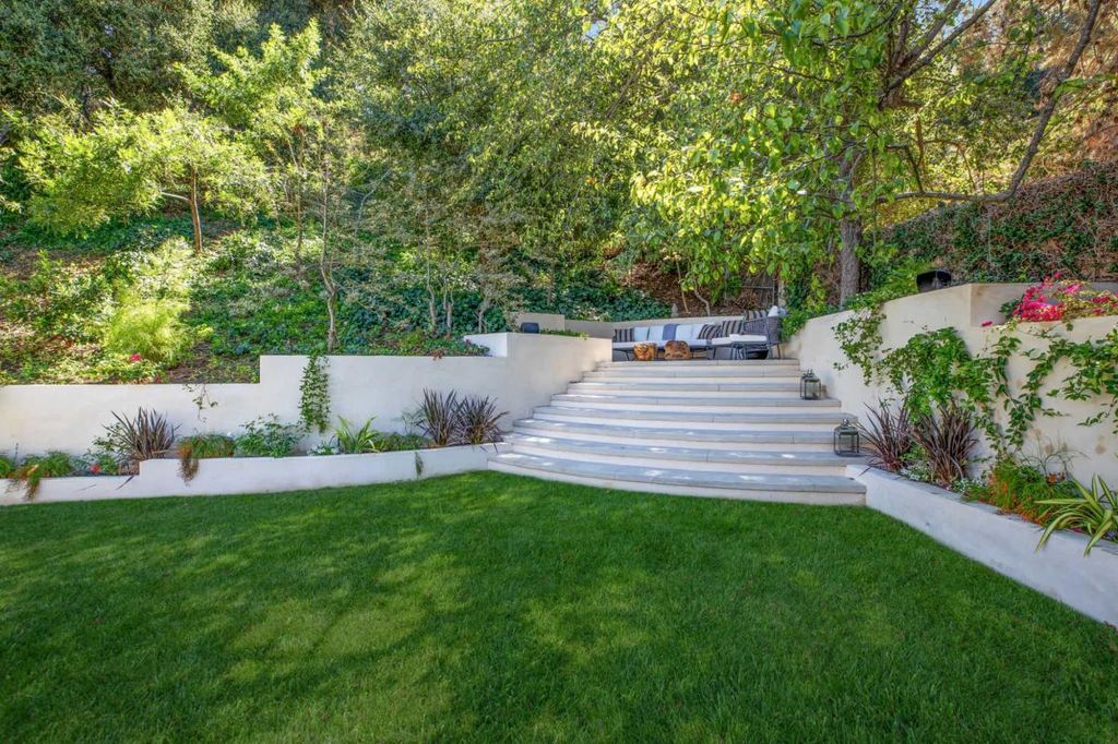 Inside a breathtaking house with serenity mountain view in California