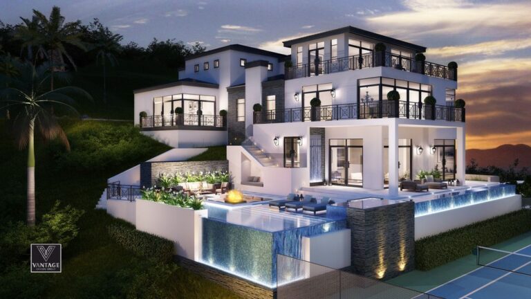 Los Angeles Modern Mansion Design Concept by Vantage Design Group