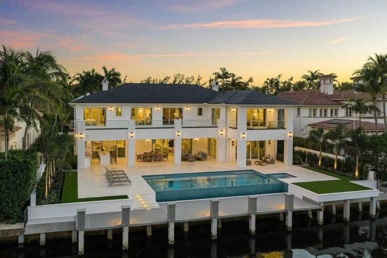 Newly Modern Transitional Boca Raton Home just Listed for $12,990,000