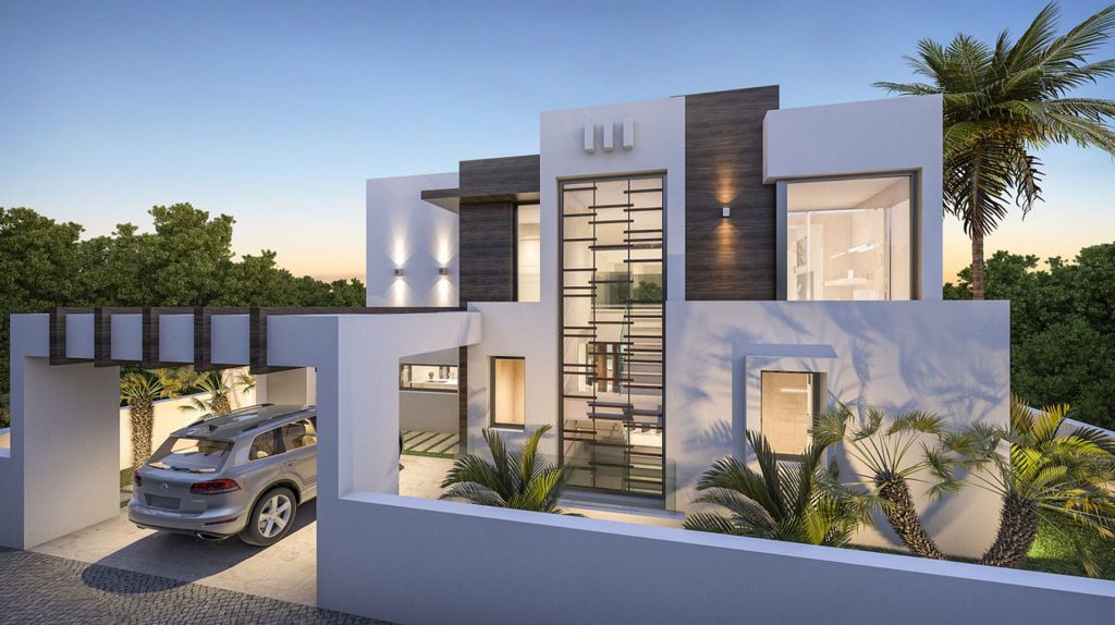 Concept Design of Villa Marbesa is a project located in Marbella, Spain was designed in concept stage by B8 Architecture and Design Studio in Modern style; it offers luxurious modern living in 350 square meter. 