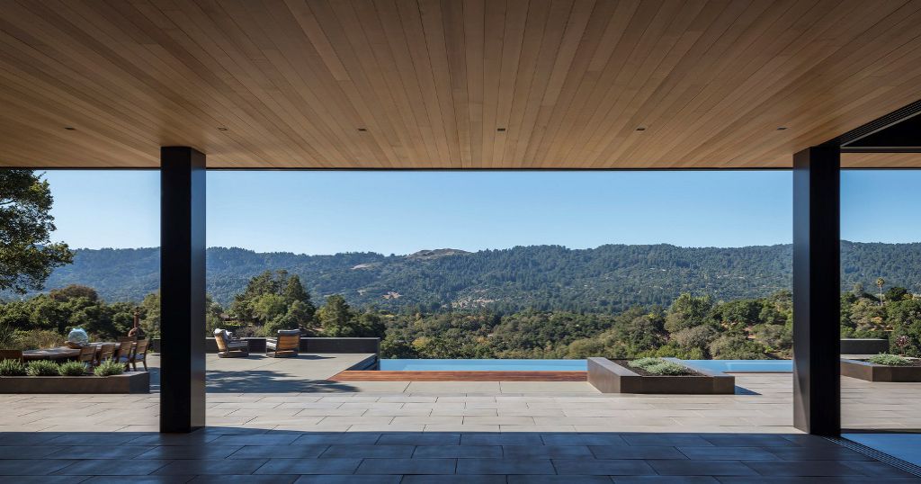 Portola-Valley-House-in-California-has-An-Intimate-Space-by-SB-Architects-3