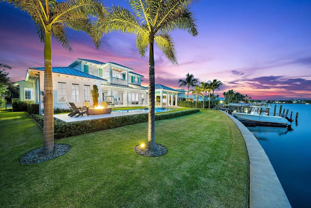 The British West Indies Home is a luxurious estate in Hidden Key offers the finest in family living with deep water access now available for sale. This home located at 11730 Lake Shore Pl, North Palm Beach, Florida; offering 4 bedrooms and 6 bathrooms with over 4,500 square feet of living spaces.