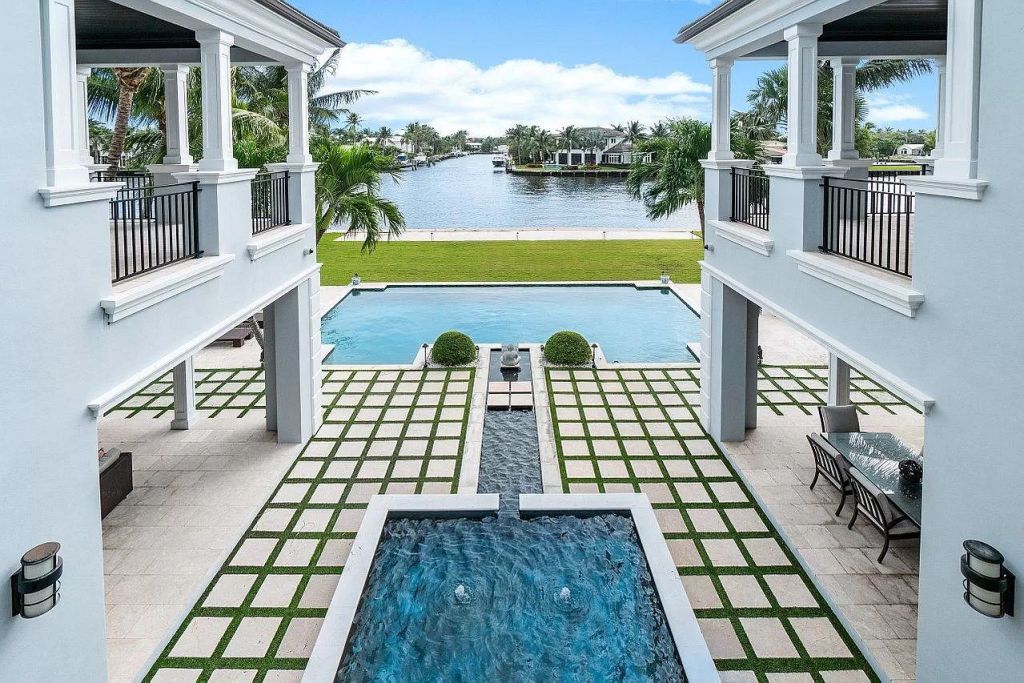 The Delray Beach Home is a luxurious estate in the highly desired neighborhood of Palm Trail now available for sale. This home located at 501 Palm Trl, Delray Beach, Florida; offering 5 bedrooms and 7 bathrooms with over 8,600 square feet of living spaces.