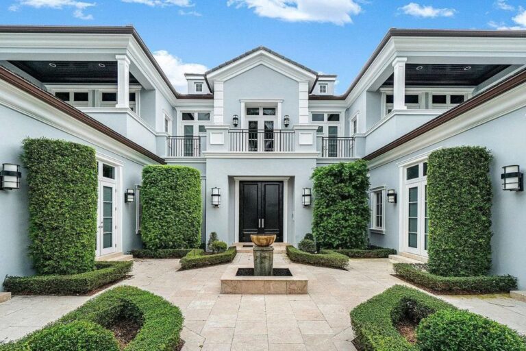 9,500,000 Delray Beach Home for Sale is Truly Transitional Masterpiece