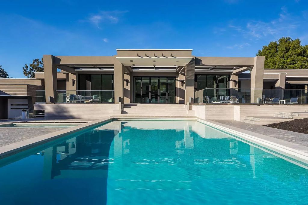 The Los Altos Hills House is a luxurious home with open layout now available for sale. This home located at 12398 Stonebrook Dr, Los Altos Hills, California; offering 5 bedrooms and 7 bathrooms with over 7,000 square feet of living spaces.