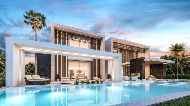 This Mansion Design Concept is Inspired in Traditional Arab Aesthetics