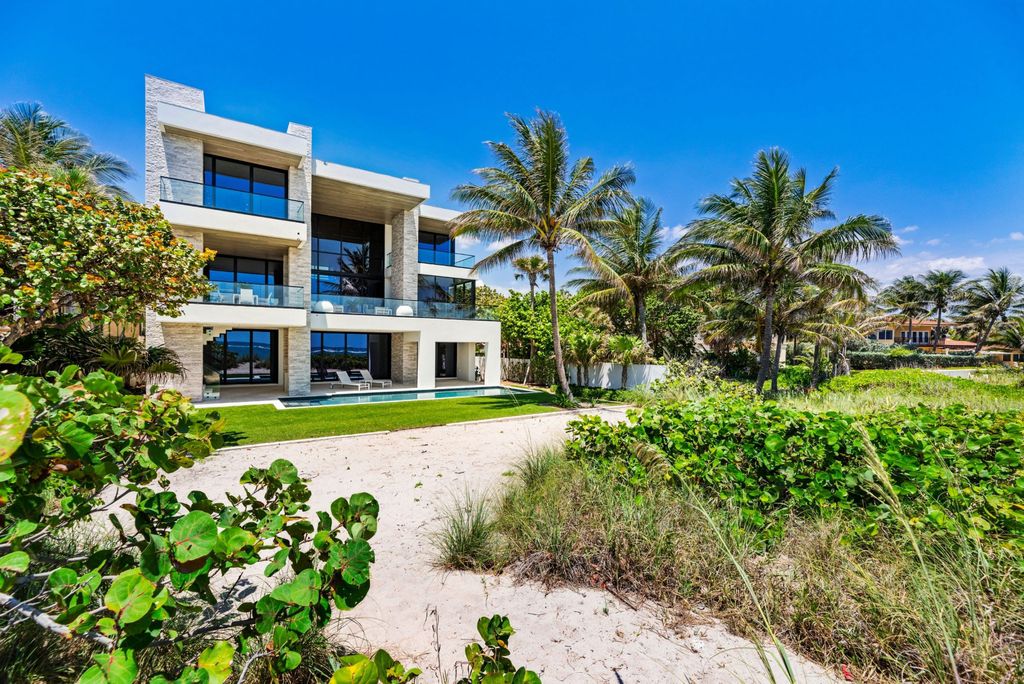 The Home in Pompano Beach is a newly completed the ultimate brand new Beach House with stunning modern design now available for sale. This home located at 2004 Bay Dr, Pompano Beach, Florida; offering 5 bedrooms and 6 bathrooms with over 6,000 square feet of living spaces.