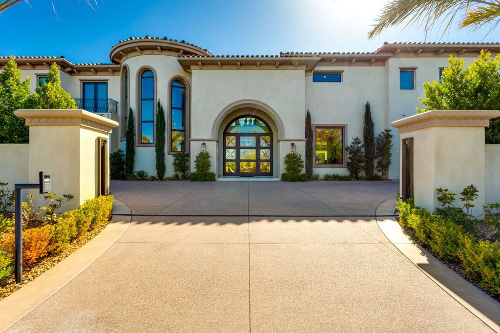 The Las Vegas Home boasts superbly executed private hideaways designed for living the good life, for large celebrations and grand gatherings now available for sale. This home located at 47 Quintessa Cir, Las Vegas, Nevada; offering 5 bedrooms and 6 bathrooms with over 12,000 square feet of living spaces.