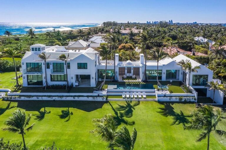 Direct Oceanfront Palm Beach Mansion offers The most Unique South Florida Indoor, Outdoor Living