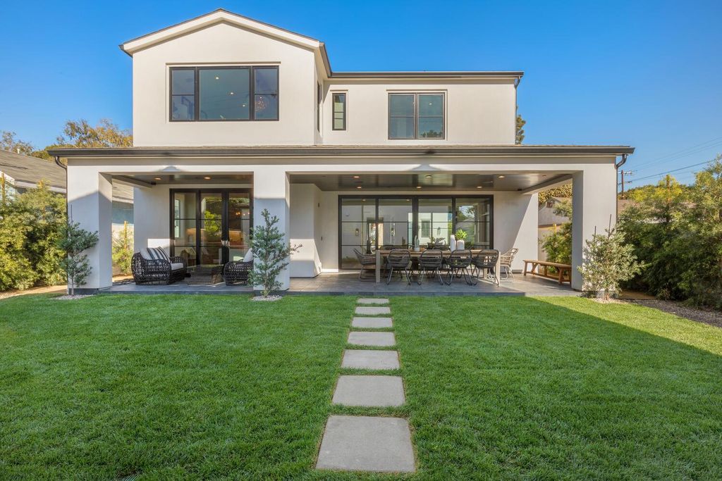 The Culver City Home is a stunning newly constructed compound featuring 2 detached residences now available for sale. This home located at 4135 Van Buren Pl, Culver City, California; offering 7 bedrooms and 9 bathrooms with over 4,800 square feet of living spaces.