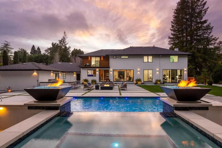 An Amazing Hillsborough Home offers Tremendous Modern Flair Asking for $7,195,000