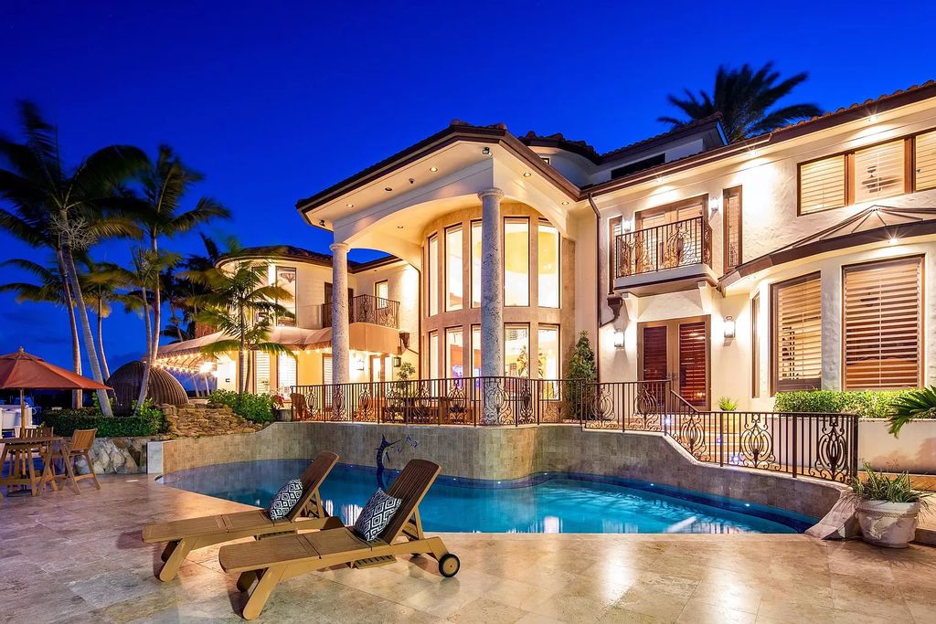 The Home in Lighthouse Point is an exceptional gated estate tucked away on a quiet cul-de-sac offering ultimate privacy now available for sale. This home located at 2541 NE 32nd Ct, Lighthouse Point, Florida; offering 6 bedrooms and 7 bathrooms with over 8,100 square feet of living spaces.