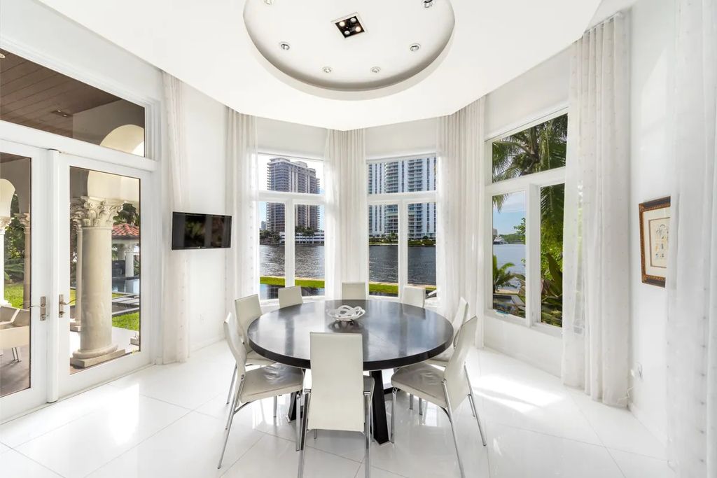 The Waterfront Home is a luxurious home in one of South Florida’s most exclusive gated communities now available for sale. This home located at 170 S Is, Golden Beach, Florida; offering 7 bedrooms and 9 bathrooms with over 8,800 square feet of living spaces.