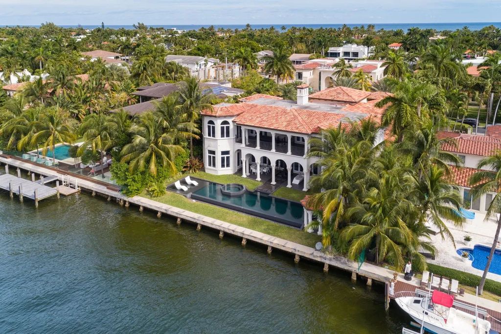 The Waterfront Home is a luxurious home in one of South Florida’s most exclusive gated communities now available for sale. This home located at 170 S Is, Golden Beach, Florida; offering 7 bedrooms and 9 bathrooms with over 8,800 square feet of living spaces.