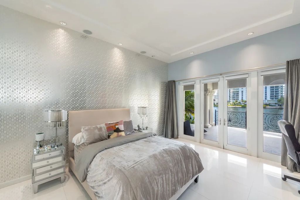 The Waterfront Home is a luxurious home in one of South Florida’s most exclusive gated communities now available for sale. This home located at 170 S Is, Golden Beach, Florida; offering 7 bedrooms and 9 bathrooms with over 8,800 square feet of living spaces.