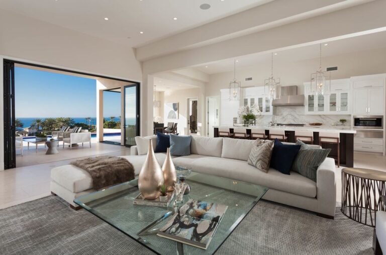 Brand New Custom Estate With Pacific Ocean View In Dana Point, California