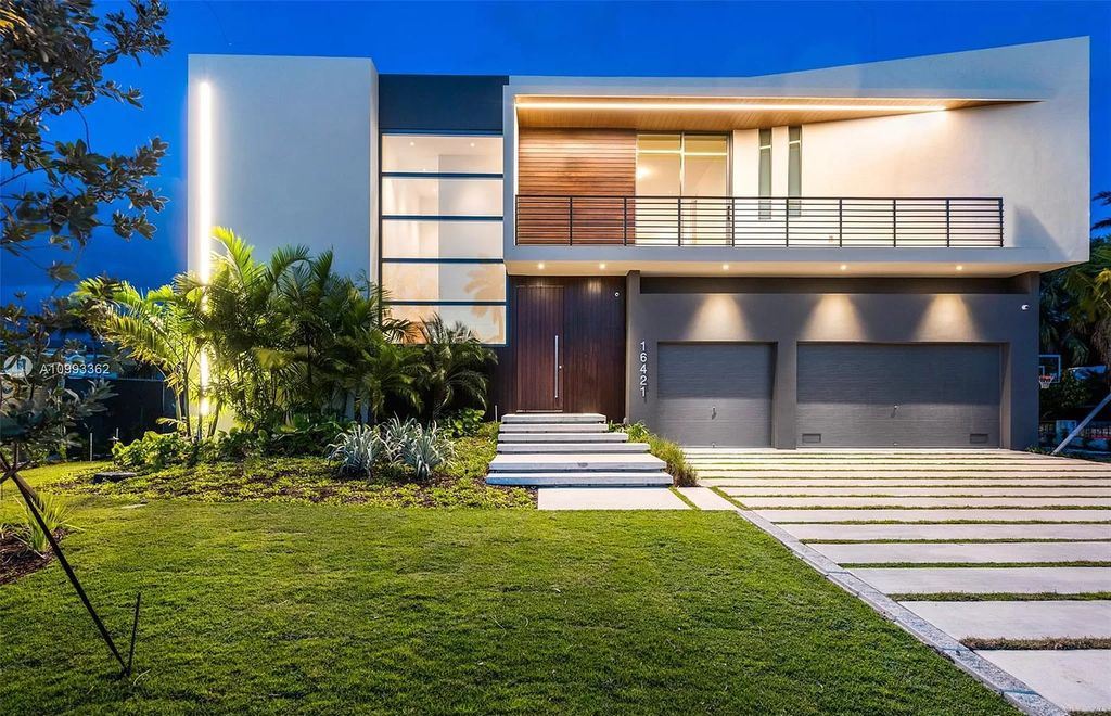 The Miami Beach Home is one-of-a-kind masterpiece offers panoramic and long canal views; and a backyard oasis perfect for entertaining now available for sale. This home located at 16421 NE 30th Ave, North Miami Beach, Florida; offering 6 bedrooms and 8 bathrooms with over 5,300 square feet of living spaces.