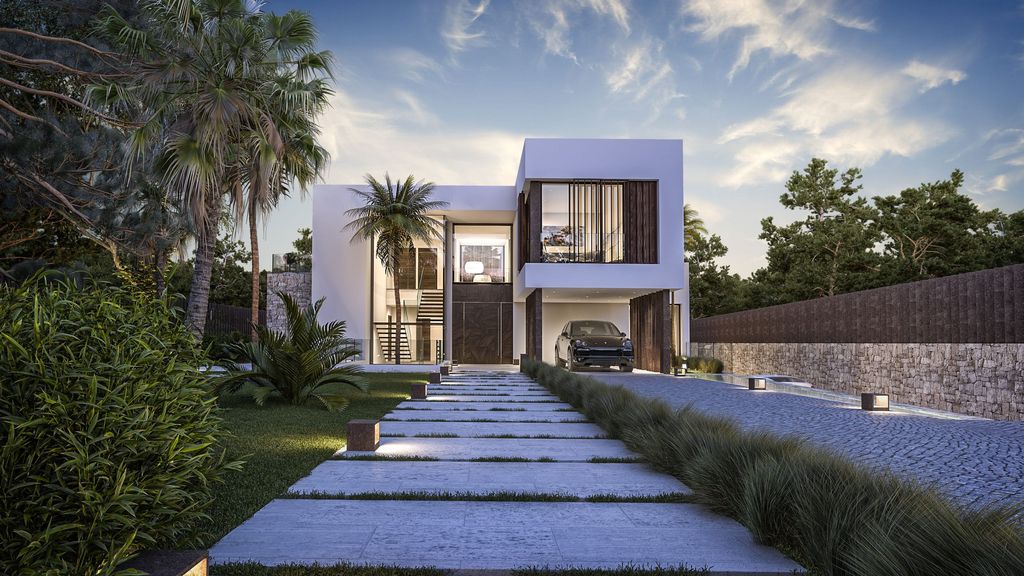 Concept Design of Villa Caleta in Spain by B8 Architecture and Design Studio