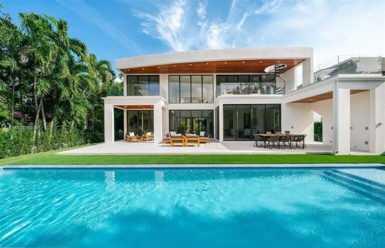 Enjoy $5,500,000 New Construction Modern Home in Miami Beach