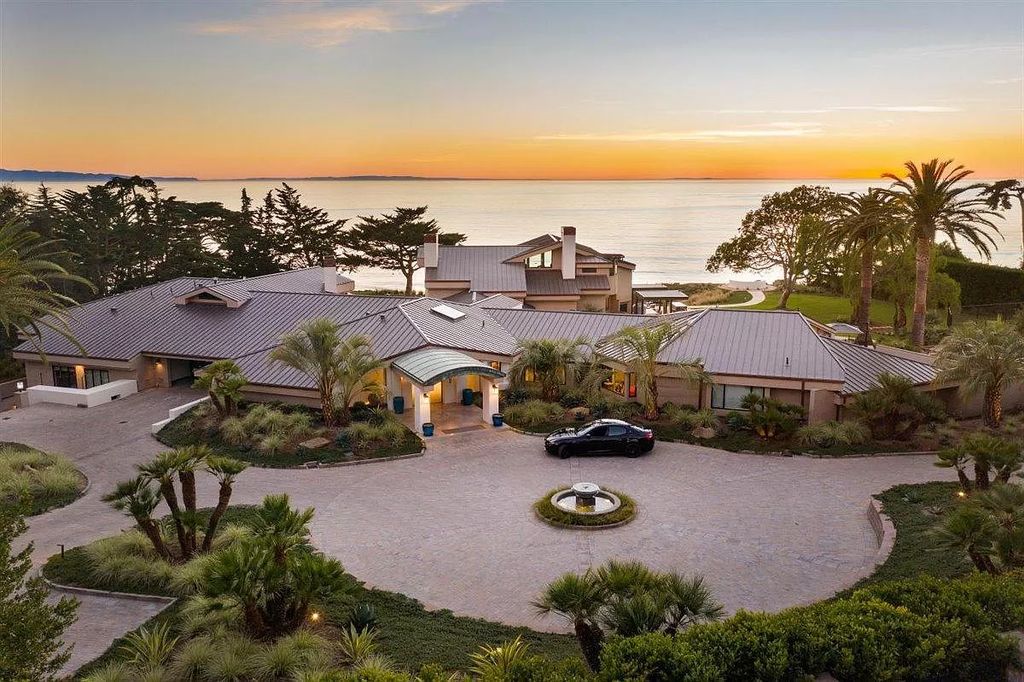The Santa Barbara Mansion is an authentic modern estate; encompassing breathtaking view on 4 ocean view acres now available for sale. This home located at 4145 Creciente Dr, Santa Barbara, California; offering 7 bedrooms and 11 bathrooms with over 11,500 square feet of living spaces.